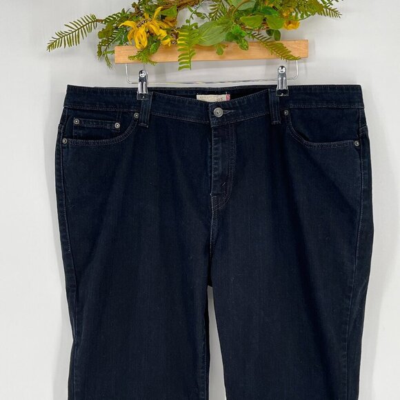 Levis 315 Black Bootcut Jeans Plus Size 24M - Picture 3 of 9